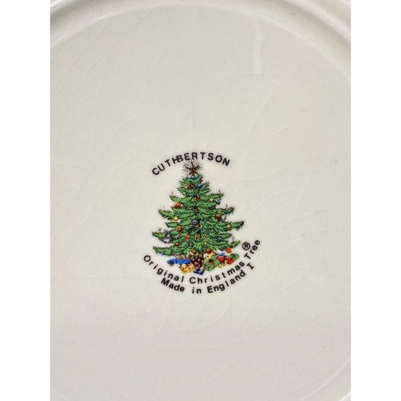 Cuthbertson Original Christmas Tree plate, England. Beautiful plate! - Picture 8 of 8